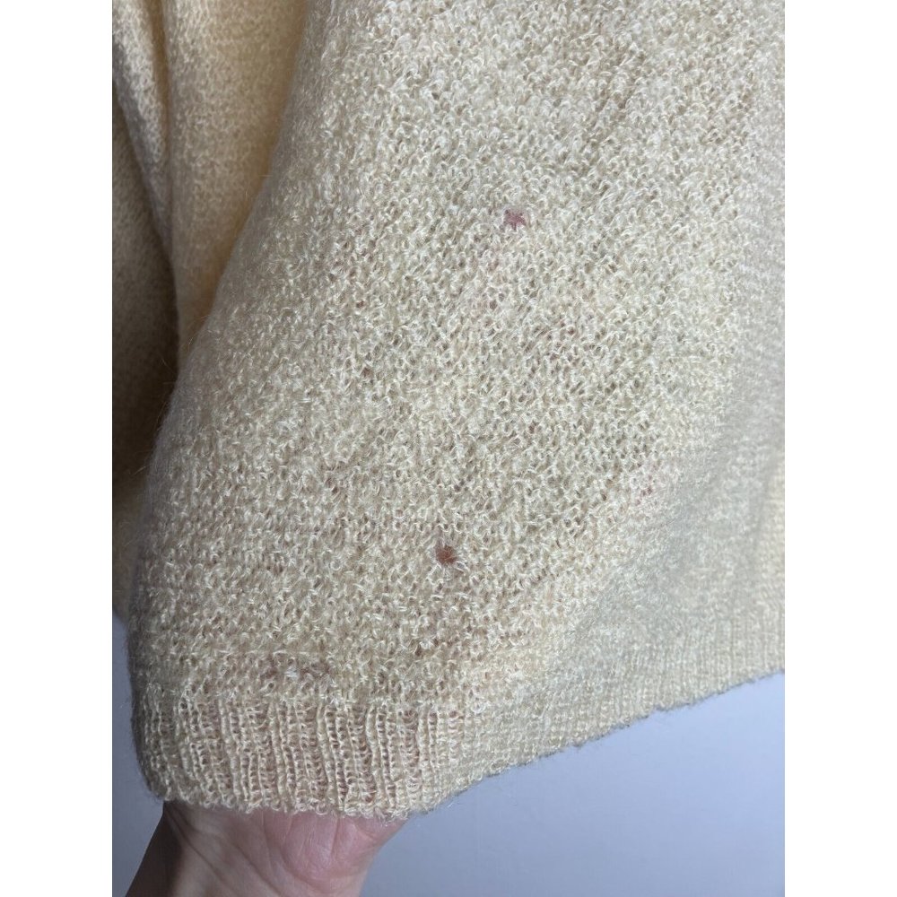 Vintage 50's Women's Small Medium Cardigan Sweater Rockabilly Cherry Cherries - Picture 12 of 13